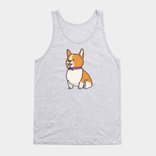 Cute corgi cartoon Tank Top